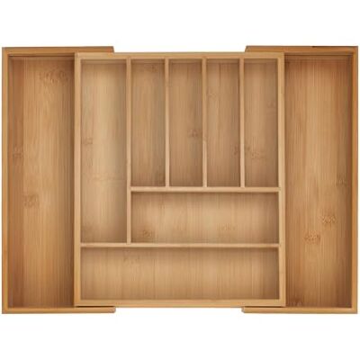 Relaxdays Braun Bestickorganizer - Bestickorganizer Relaxdays Braun Bestickorganizer - Bestickorganizer