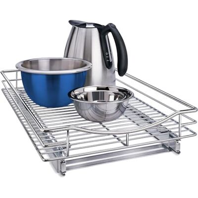 Lynk Professional ® utdragbar skåporganisatör, 35,5 cm x 53,3 cm utdragbara lådor för köksskåp – glidande utdragbara skafferihyllor – hemhyllarrangörer – livstids Ltd. Garanti, krom Lynk Professional ® utdragbar skåporganisatör, 35,5 cm x 53,3 cm utdragbara lådor för köksskåp – glidande utdragbara skafferihyllor – hemhyllarrangörer – livstids Ltd. Garanti, krom