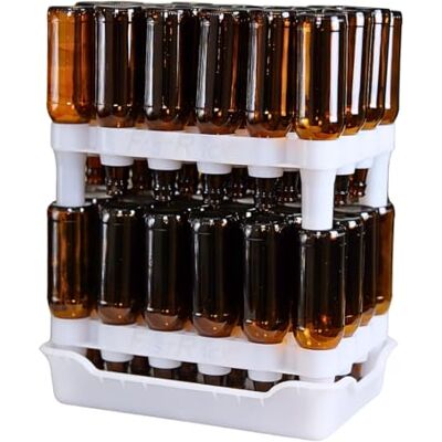 FastRack FASTFERMENT Beer Rack och Bricka Combo (2 +1) Flasktork, Vit, 41,91 x 29,21 x 16,51 cm FastRack FASTFERMENT Beer Rack och Bricka Combo (2 +1) Flasktork, Vit, 41,91 x 29,21 x 16,51 cm