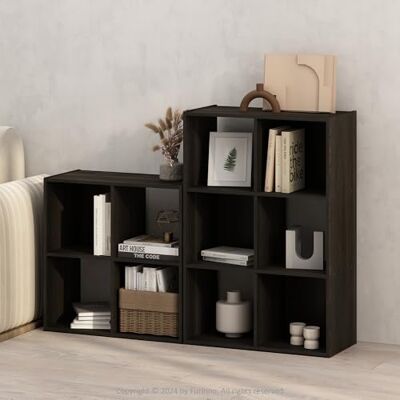 Furinno Pelli kubisk förvaringsskåp, bokhylla, 6-kub, espresso Furinno Pelli kubisk förvaringsskåp, bokhylla, 6-kub, espresso