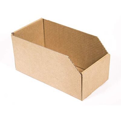 ONLY BOXES Pack 10 Öppna kartongförvaringslådor. Kartong Gavette, förvaringsbricka, inre mått 20x10x10 cm, kartong korg perfekt för organisation ONLY BOXES Pack 10 Öppna kartongförvaringslådor. Kartong Gavette, förvaringsbricka, inre mått 20x10x10 cm, kartong korg perfekt för organisation