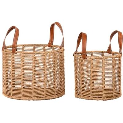 DKD Home Decor Uppsättning korgar, Standard DKD Home Decor Uppsättning korgar, Standard