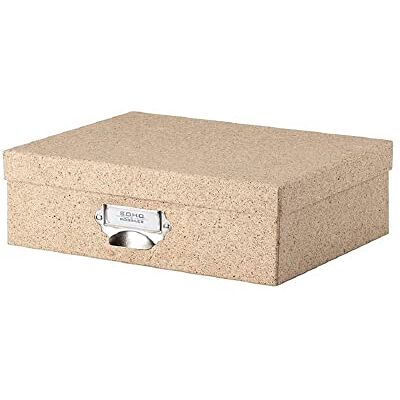 Rössler 1343452390 – S.O.H.O. Förvaringslåda med lock, 337 x 105 x 255 mm, Cacao, med handtag och märkbar insticksskylt Rössler 1343452390 – S.O.H.O. Förvaringslåda med lock, 337 x 105 x 255 mm, Cacao, med handtag och märkbar insticksskylt