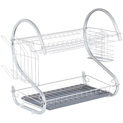 Kinvara Torkställ för diskbänk grå 45,5 x 24,5 x 37,5 cm Kinvara Torkställ för diskbänk grå 45,5 x 24,5 x 37,5 cm
