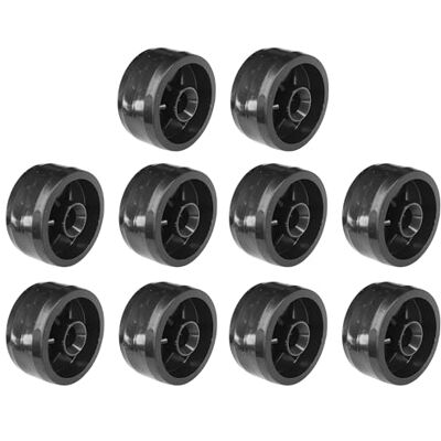 CYCLINGCOLORS - 10x plasthjul 30mm svarta rullhjul mobila små möbler garderob låda skjutdörr CYCLINGCOLORS - 10x plasthjul 30mm svarta rullhjul mobila små möbler garderob låda skjutdörr