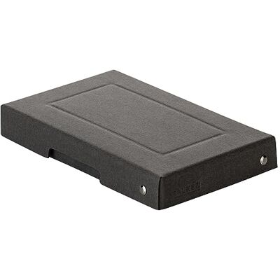 FALKEN Ref. 22001728000F PureBox 1 förvaringslåda med lock presentförpackning ingen plast A6-format höjd 25 mm utskuret handtag band svart FALKEN Ref. 22001728000F PureBox 1 förvaringslåda med lock presentförpackning ingen plast A6-format höjd 25 mm utskuret handtag band svart