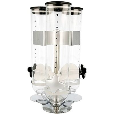 Garcia de Pou trippel spannmålsdispenser, akryl, 20 x 20 x 45 cm Garcia de Pou trippel spannmålsdispenser, akryl, 20 x 20 x 45 cm