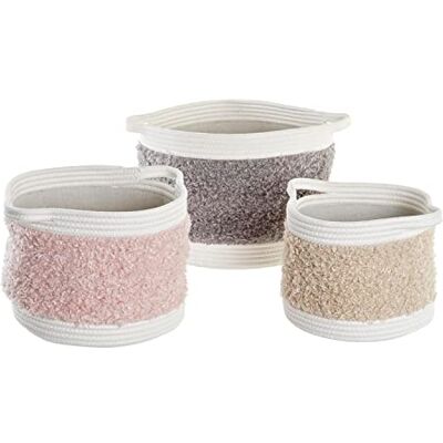 DKD Home Decor Uppsättning korgar, Standard DKD Home Decor Uppsättning korgar, Standard