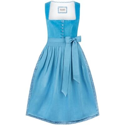 Heimatgwand Hemvägg Dirndl Kitty, blå, 46 SE Heimatgwand Hemvägg Dirndl Kitty, blå, 46 SE