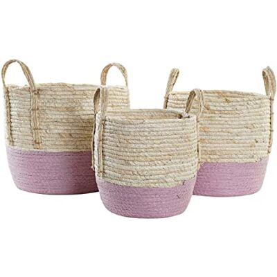 DKD Home Decor Uppsättning korgar, Standard DKD Home Decor Uppsättning korgar, Standard