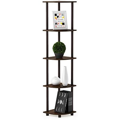 Furinno Förvaringshylla - Valnöt/Mörkbrun - 4 fack - 29,5 x 146,6 x 29,5 cm Furinno Förvaringshylla - Valnöt/Mörkbrun - 4 fack - 29,5 x 146,6 x 29,5 cm