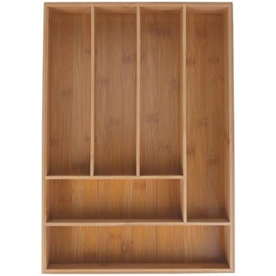 GALILEO Bestickhållare i bambu, 6 fack, 43,2 x 30,5 x 5 cm, ja, kock GALILEO Bestickhållare i bambu, 6 fack, 43,2 x 30,5 x 5 cm, ja, kock