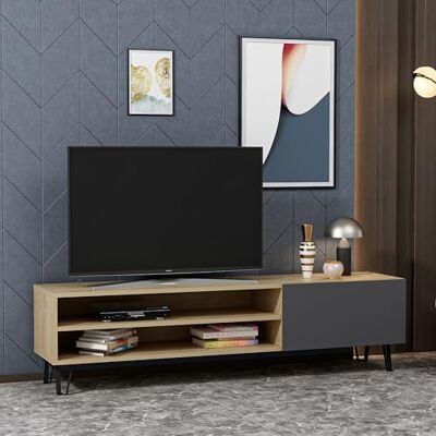 Hanah Home TV-Möbel - 160x47x37.5cm - Modern Design Hanah Home TV-Möbel - 160x47x37.5cm - Modern Design