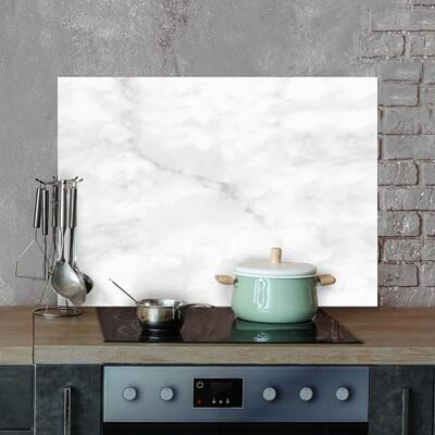 CREARREDA Kök stänkskydd i aluminium vit marmor 72 x 48 cm lätt att montera tillverkad i Italien spis- och väggskydd. Tvättbar och lätt att montera. Stänkskiva av metall CREARREDA Kök stänkskydd i aluminium vit marmor 72 x 48 cm lätt att montera tillverkad i Italien spis- och väggskydd. Tvättbar och lätt att montera. Stänkskiva av metall
