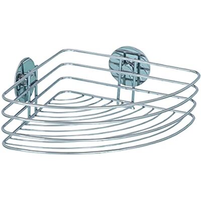 Wenko 18913100 TurboLoc hörnhylla fixering utan borrning, metallstål, 26,5 x 10,5 x 20 cm, krom Wenko 18913100 TurboLoc hörnhylla fixering utan borrning, metallstål, 26,5 x 10,5 x 20 cm, krom