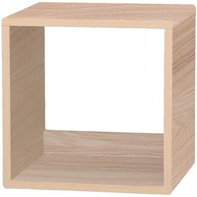 Iris Ohyama , Träskåp / platsbesparande / trähylla / förvaringsskåp / skåp, Enkel montering, enkel och design., Kontor, Vardagsrum QR Box QR-34 Ljusbrun Iris Ohyama , Träskåp / platsbesparande / trähylla / förvaringsskåp / skåp, Enkel montering, enkel och design., Kontor, Vardagsrum QR Box QR-34 Ljusbrun