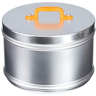 Italo Ottinetti förvaringsbehållare med målad låda handtag orange 16 cm, en storlek Italo Ottinetti förvaringsbehållare med målad låda handtag orange 16 cm, en storlek