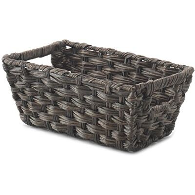 Whitmor Split Rattique liten hylla tote-drivved Whitmor Split Rattique liten hylla tote-drivved