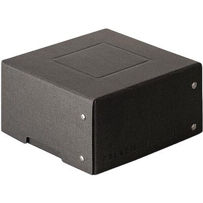 FALKEN Ref. 22001744000F PureBox 1 förvaringslåda med lock presentförpackning ingen plast Format 150 x 150 mm höjd 85 mm utskuret handtag band Svart FALKEN Ref. 22001744000F PureBox 1 förvaringslåda med lock presentförpackning ingen plast Format 150 x 150 mm höjd 85 mm utskuret handtag band Svart