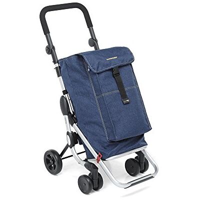 Foppapedretti "Go Up" shoppingvagn blå (blå jeans) Foppapedretti "Go Up" shoppingvagn blå (blå jeans)