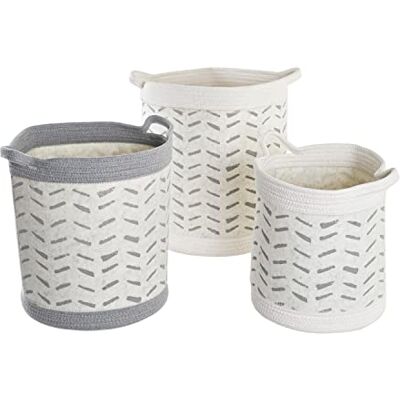 DKD Home Decor Uppsättning korgar, Standard DKD Home Decor Uppsättning korgar, Standard
