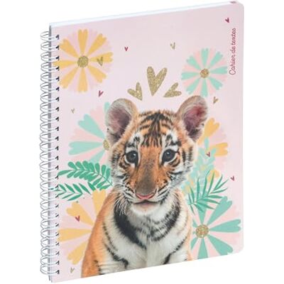 Exacompta 999144E Lovely textanteckningsbok 17 x 22 cm visuell tiger Exacompta 999144E Lovely textanteckningsbok 17 x 22 cm visuell tiger