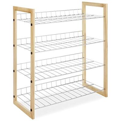Whitmor - Chrome Wire Cabinet - Skåpshylla Whitmor - Chrome Wire Cabinet - Skåpshylla