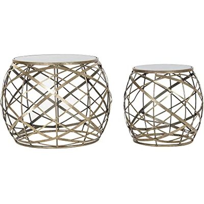 DKD Home Decor Set med 2 bord, Standard DKD Home Decor Set med 2 bord, Standard