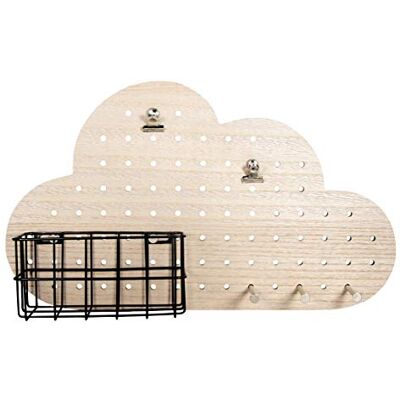 Rayher 63061000 stift & pinne komplett moln, 40 x 10 x 23,5 cm, inkl. upphängare, låda 1 set, naturlig, normal Rayher 63061000 stift & pinne komplett moln, 40 x 10 x 23,5 cm, inkl. upphängare, låda 1 set, naturlig, normal