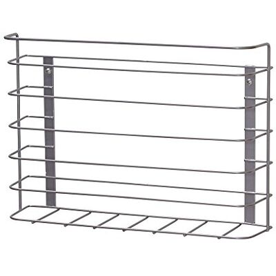 Household Essentials 1229-1 hög korg dörrmontering skåp organisatör monteras på fasta skåpdörrar eller väggar Household Essentials 1229-1 hög korg dörrmontering skåp organisatör monteras på fasta skåpdörrar eller väggar
