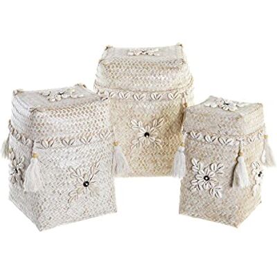 DKD Home Decor Uppsättning korgar, Standard DKD Home Decor Uppsättning korgar, Standard