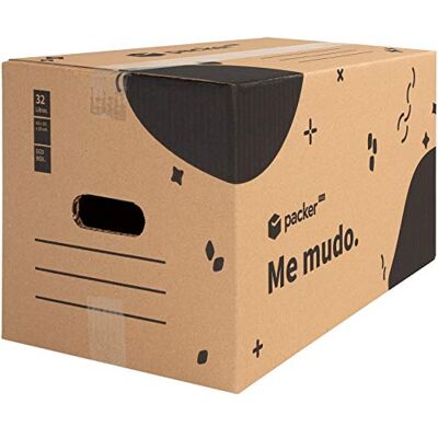 packer PRO Förpackning med 20 lådor för flytt och förvaring med handtag, 430 x 300 x 250 mm packer PRO Förpackning med 20 lådor för flytt och förvaring med handtag, 430 x 300 x 250 mm