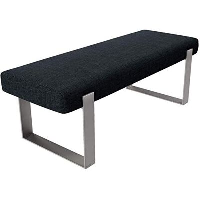 VANT Klädd Sovrum Säng Bänk Vardagsrum & Lounge Ottomanska 158 kg Vikt Kapacitet (Väva Blå Denim) VANT Klädd Sovrum Säng Bänk Vardagsrum & Lounge Ottomanska 158 kg Vikt Kapacitet (Väva Blå Denim)