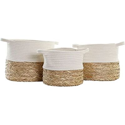 DKD Home Decor Uppsättning korgar, Standard DKD Home Decor Uppsättning korgar, Standard