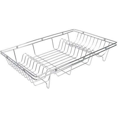 Equinox 517605 rostfritt stål förkromat diskställ stående diskställ L 48 cm x B 32 cm x H 8 cm i förkromat rostfritt stål upp till 20 tallrikar, silver Equinox 517605 rostfritt stål förkromat diskställ stående diskställ L 48 cm x B 32 cm x H 8 cm i förkromat rostfritt stål upp till 20 tallrikar, silver