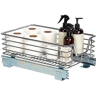 Household Essentials Organizer 11.5" Wide Krom Household Essentials Organizer 11.5" Wide Krom
