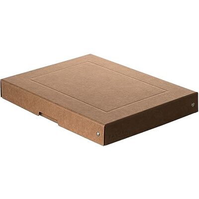 FALKEN Ref. 22001792000F PureBox Natur 1 förvaringslåda med lock presentförpackning ingen plast A4-format höjd 40 mm utskuret handtag band runt locket FALKEN Ref. 22001792000F PureBox Natur 1 förvaringslåda med lock presentförpackning ingen plast A4-format höjd 40 mm utskuret handtag band runt locket