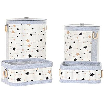 DKD Home Decor Uppsättning korgar, Standard DKD Home Decor Uppsättning korgar, Standard