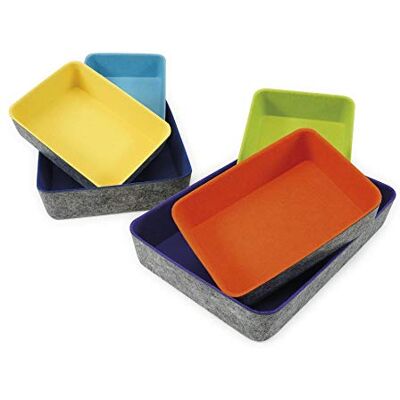 TimeTEX – filtskålset Colori 3 delar stapelbara och lätta att rengöra färgade innerytor perfekt för ordning och grupparbete TimeTEX – filtskålset Colori 3 delar stapelbara och lätta att rengöra färgade innerytor perfekt för ordning och grupparbete