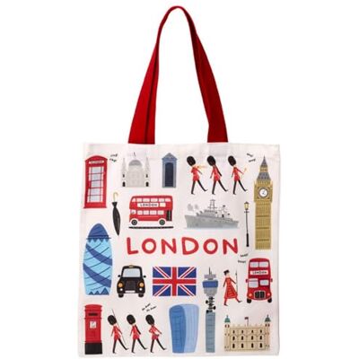 Puckator London souvenir tygväska modern design, samtida, Design, 39 centimeters, Samtida Puckator London souvenir tygväska modern design, samtida, Design, 39 centimeters, Samtida