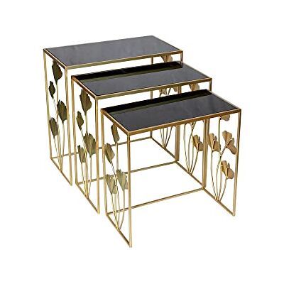 DKD Home Decor Uppsättning med 3 bord, Standard DKD Home Decor Uppsättning med 3 bord, Standard