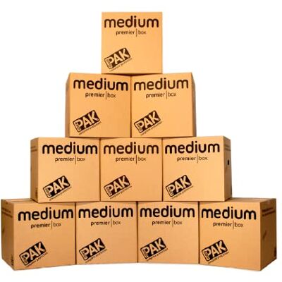 StorePAK R10825 Kartonglådor, Brun, 64 L, Paket med 10 StorePAK R10825 Kartonglådor, Brun, 64 L, Paket med 10