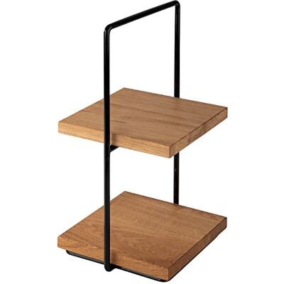 APS 33300 2-stegs våningar Perfecto small, bestående av 1 bufféstativ och 2 buffébrädor av ekträ APS 33300 2-stegs våningar Perfecto small, bestående av 1 bufféstativ och 2 buffébrädor av ekträ
