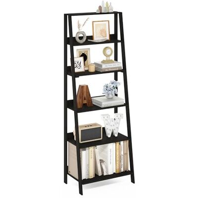 Furinno stege bokhylla visningshylla, 6 nivåer, espresso Furinno stege bokhylla visningshylla, 6 nivåer, espresso