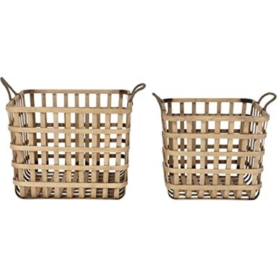 DKD Home Decor Uppsättning korgar, Standard DKD Home Decor Uppsättning korgar, Standard