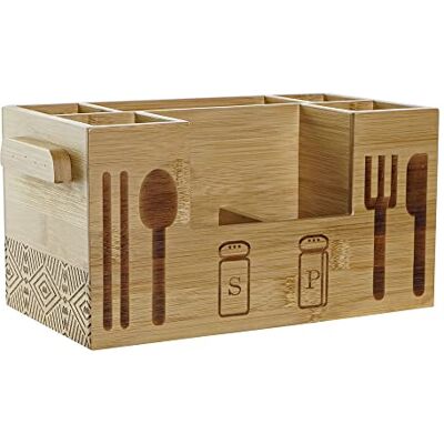 DKD Home Decor Multifunktionellt varumärke Bambu korg (30,5 x 15,5 x 15 cm) (Referens: S3026094) DKD Home Decor Multifunktionellt varumärke Bambu korg (30,5 x 15,5 x 15 cm) (Referens: S3026094)