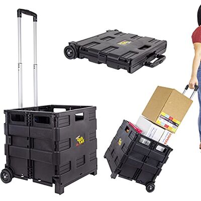 dbest products Quik svart vagn med gul utan lock svart dbest products Quik svart vagn med gul utan lock svart