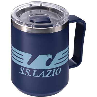 Only4fan srl Only4fan S.r.l. SS Lazio termisk stålmugg officiell produkt, blå Only4fan srl Only4fan S.r.l. SS Lazio termisk stålmugg officiell produkt, blå