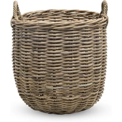 KOUBOO 1060109 Rattan Kobo Rund Förvaringskorg, Grå KOUBOO 1060109 Rattan Kobo Rund Förvaringskorg, Grå