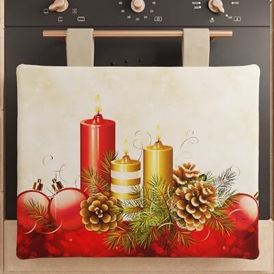 PETTI Artigiani Italiani Julugnsskydd för julkök, ugnsskydd 40 x 50 cm, ljusugnsskydd – 100 % tillverkad i Italien PETTI Artigiani Italiani Julugnsskydd för julkök, ugnsskydd 40 x 50 cm, ljusugnsskydd – 100 % tillverkad i Italien
